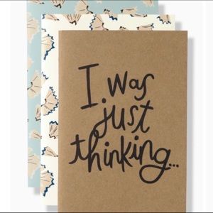 NWT Kate Spade ON POINT 3-Piece Notebook Set